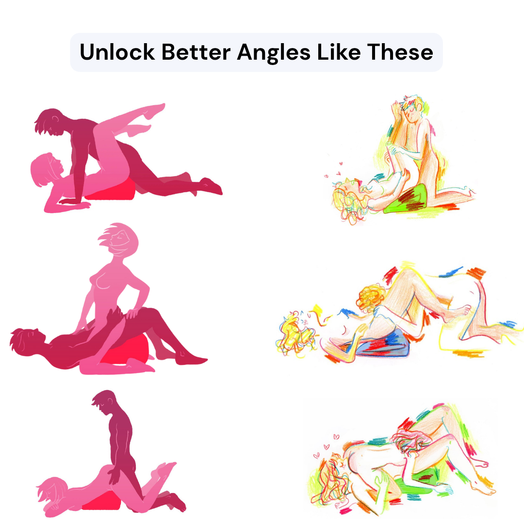 The Deep Wedge – Premium Sex Position Pillow for Comfort & Deeper Intimacy