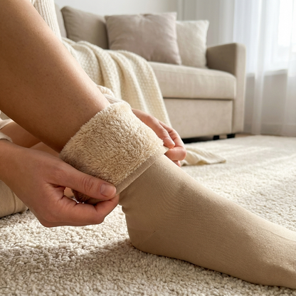 LIMUGA Thick Knit Fleece Socks