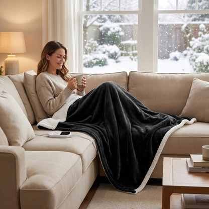 The Heated Sanctuary | Oversized Electric Blanket