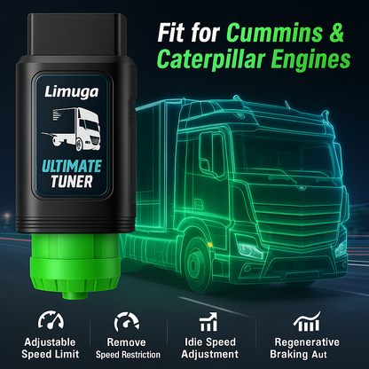 Limuga DriveScan Pro — Wireless Diesel Diagnostics with Forced Regen & Speed Control